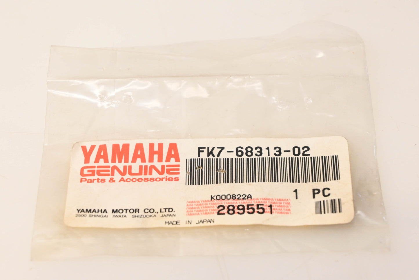 Yamaha FK7-68313-02-00 Start Button NOS