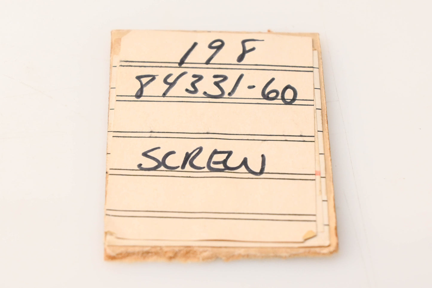 Yamaha 198-84331-60-00 Headlight Adjuster Screw NOS