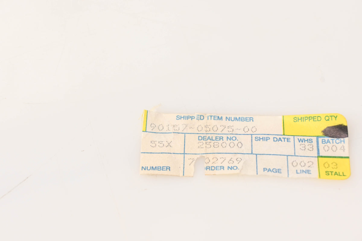 New OEM Yamaha 90157-05075-00 Pan Head Screw NOS