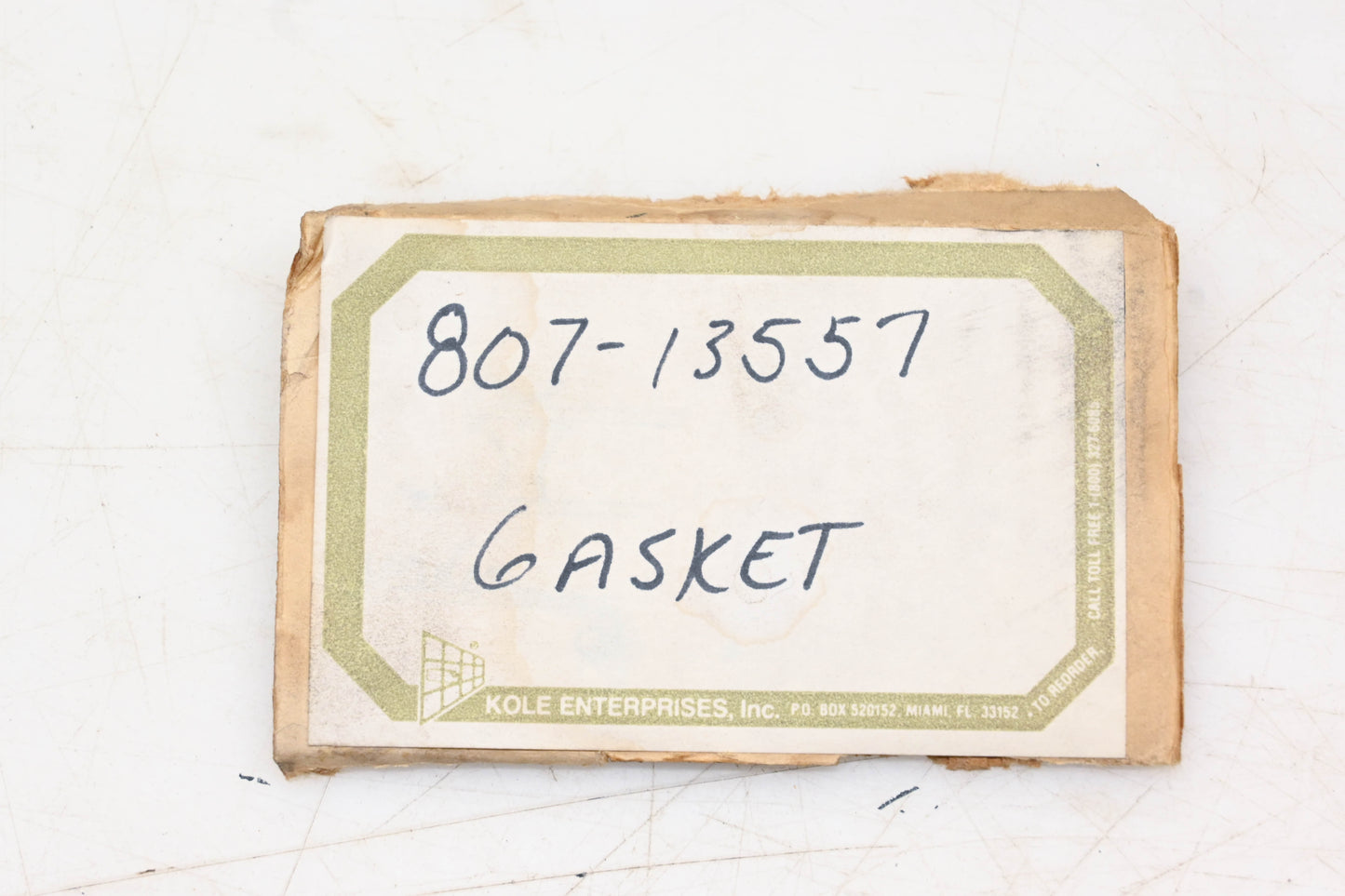 New OEM Yamaha 807-13557-00-00 Carburetor Intake Gasket NOS