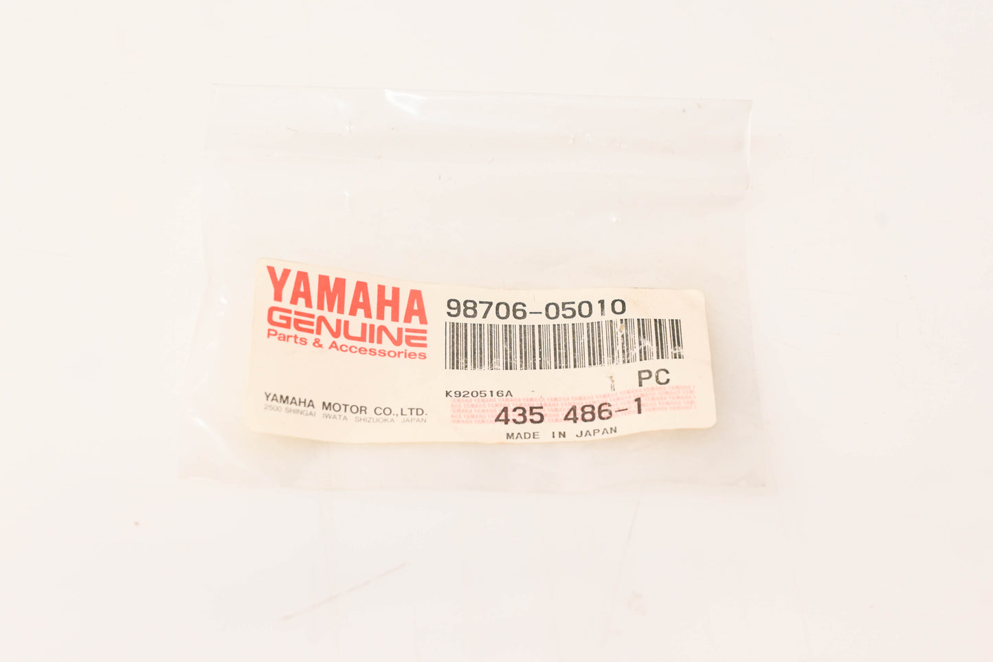New OEM Yamaha 98706-05010-00 Pan Headed Screw NOS