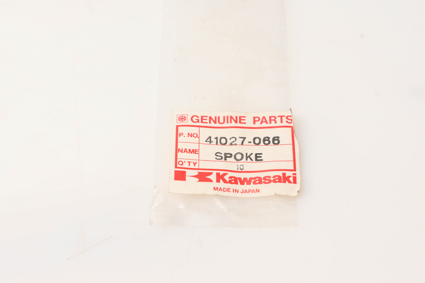 New OEM Kawasaki 41027-066 2 Rear Inner Spoke Assemblies Qty 2 NOS