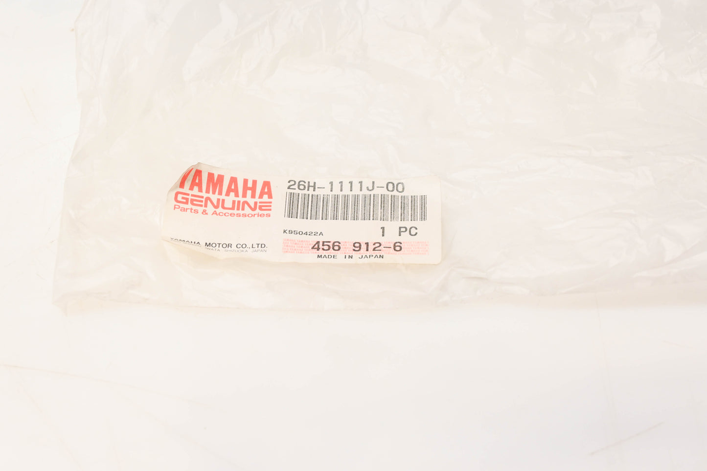 New OEM Yamaha 26H-1111J-00-00 Pipe NOS