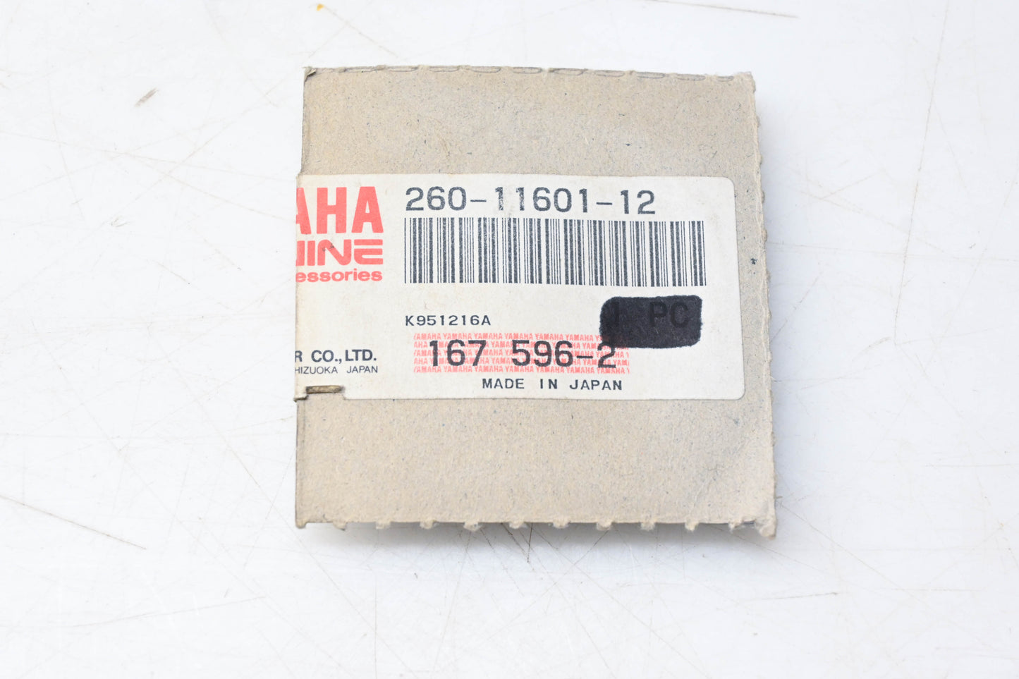 New OEM Yamaha 260-11601-12-00 Piston Ring Kit NOS