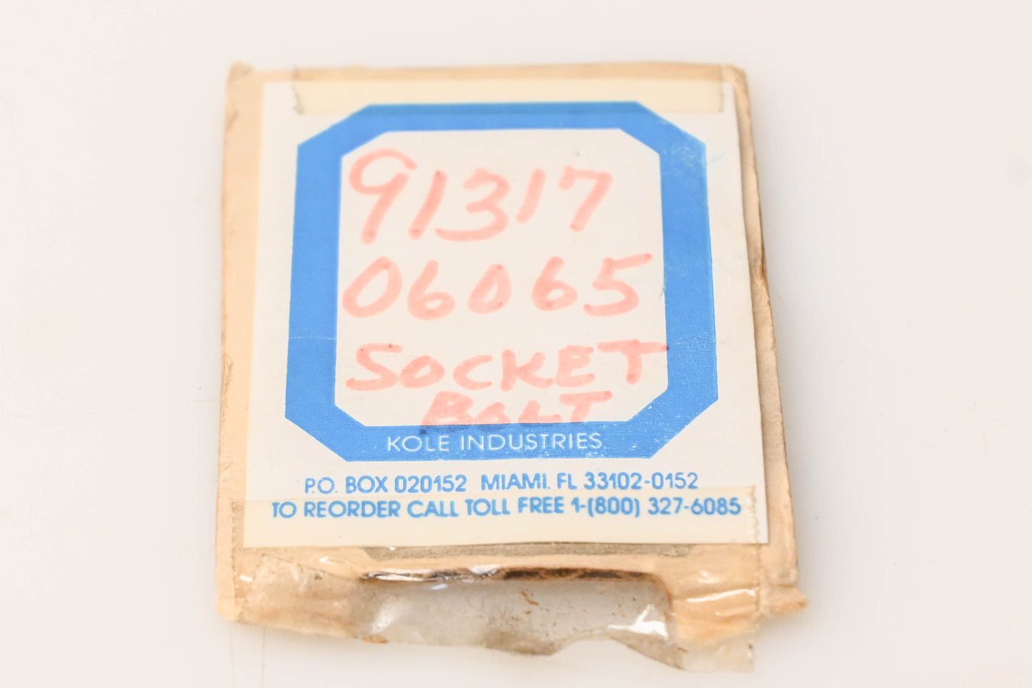 New OEM Yamaha 91317-06065-00 Socket Bolt NOS