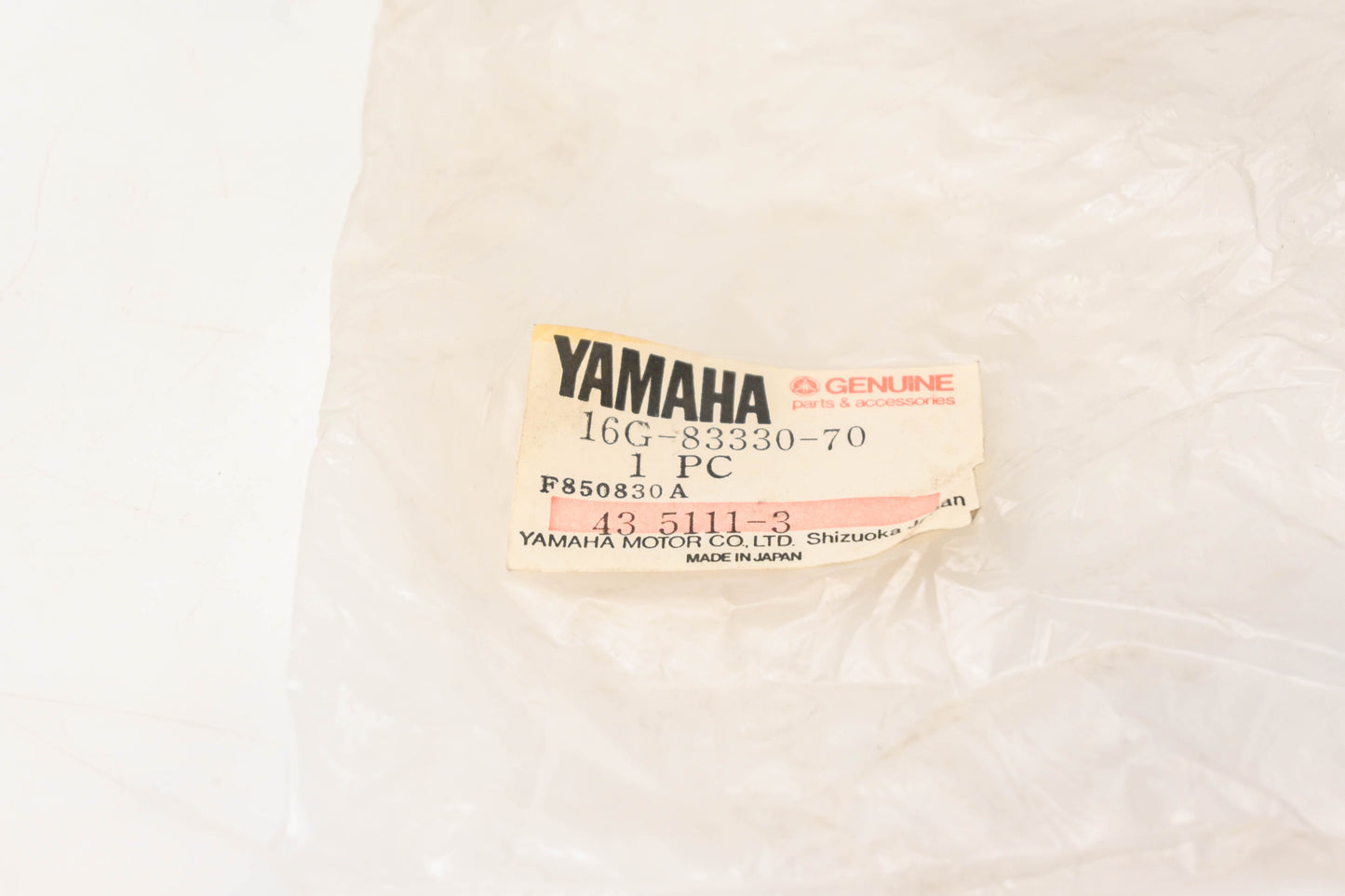 New OEM Yamaha 16G-83330-70-00 Flasher Light NOS
