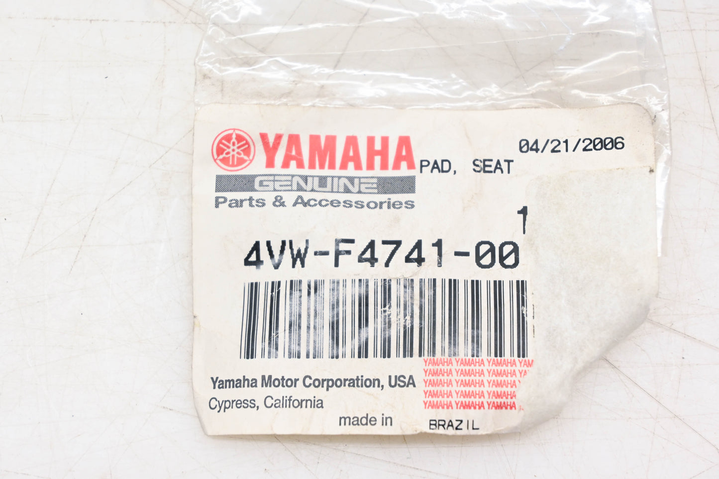 New OEM Yamaha 4VW-F4741-00-00 Seat Shock Absorber NOS