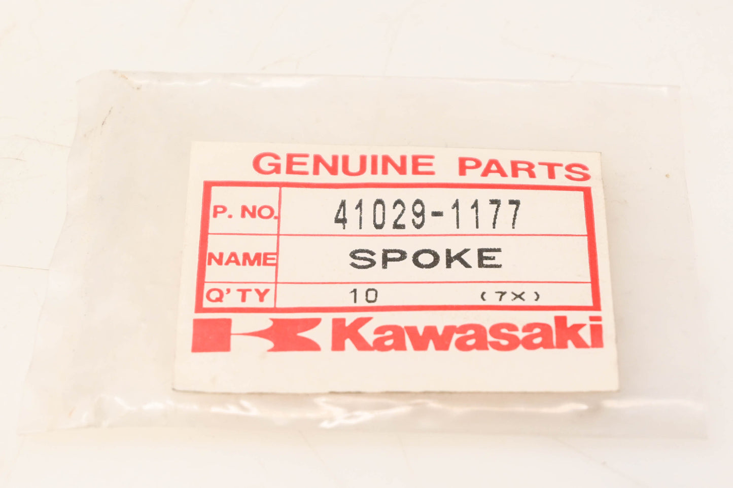 New OEM Kawasaki 41029-1177 Inner Spoke NOS