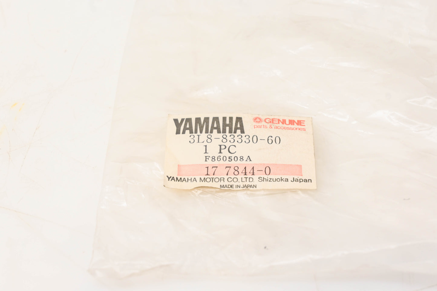New OEM Yamaha 3L8-83330-60-00 Flasher Light Assembly NOS