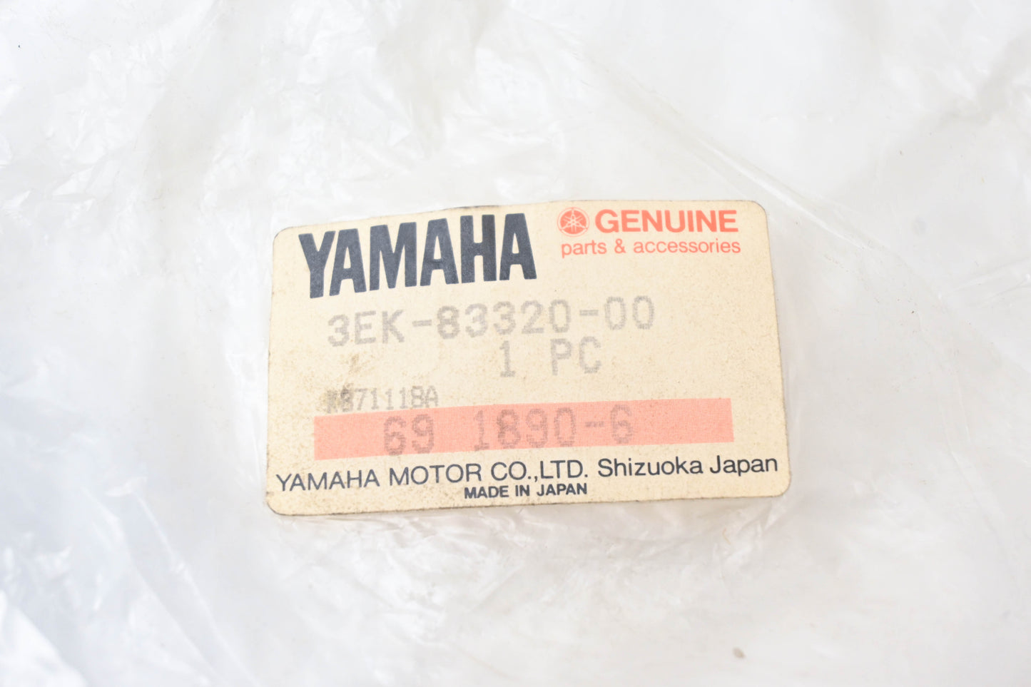 New OEM Yamaha 3EK-83320-00-00 Front Flasher Light NOS