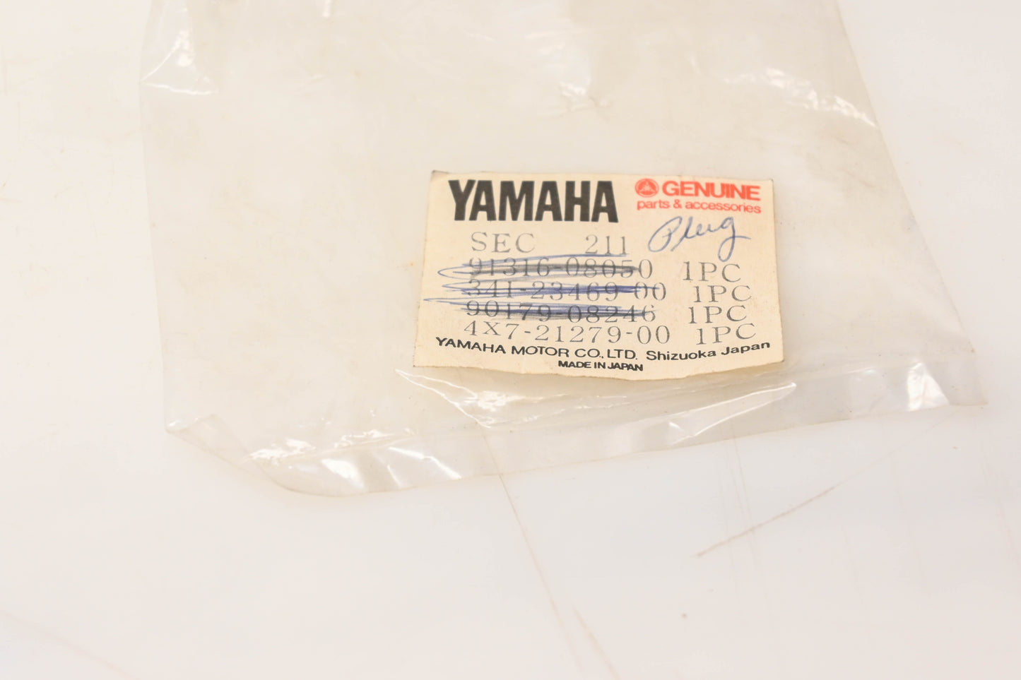 New OEM Yamaha 4X7-21279-00-00 Blind Plug NOS