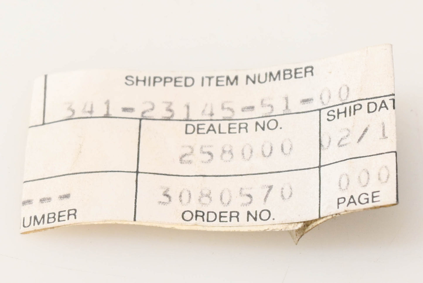 New OEM Yamaha 341-23145-51-00 Oil Seal NOS