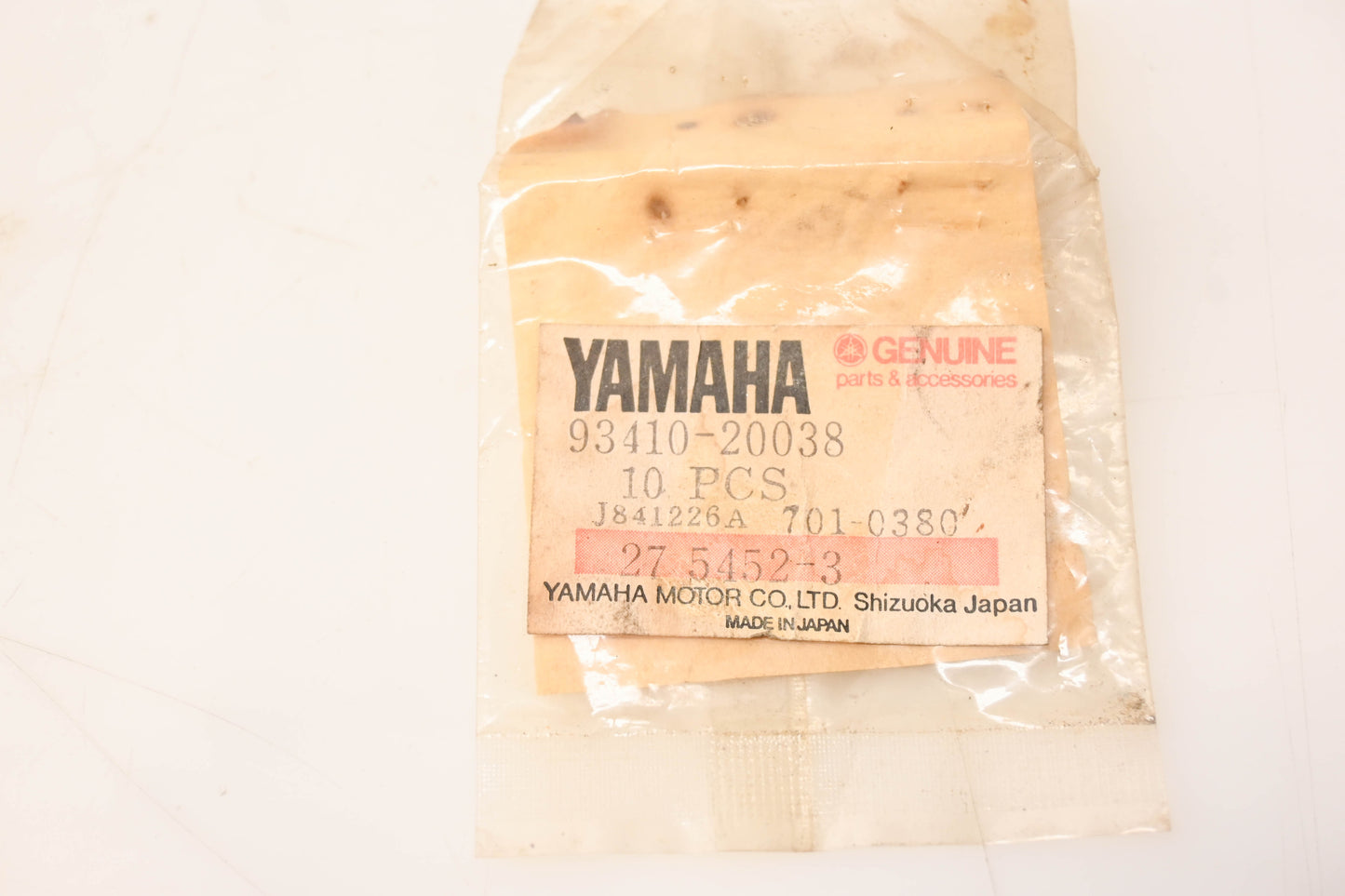 New OEM Yamaha 93410-20038-00 Circlip NOS
