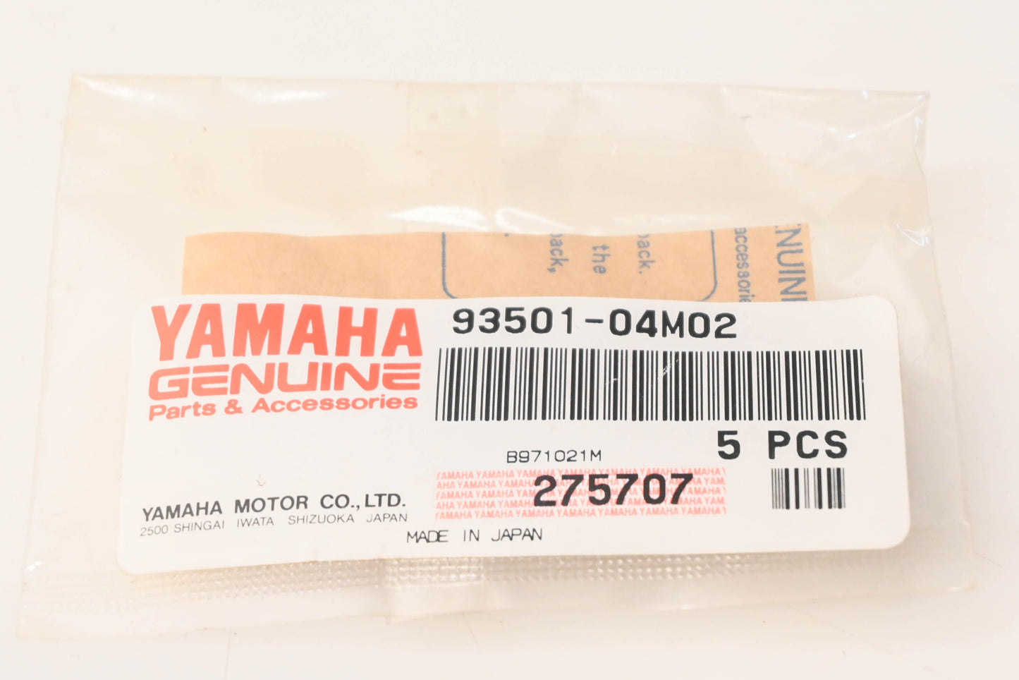New OEM Yamaha 93501-04M02-00 1/4 Balls Qty 5 NOS