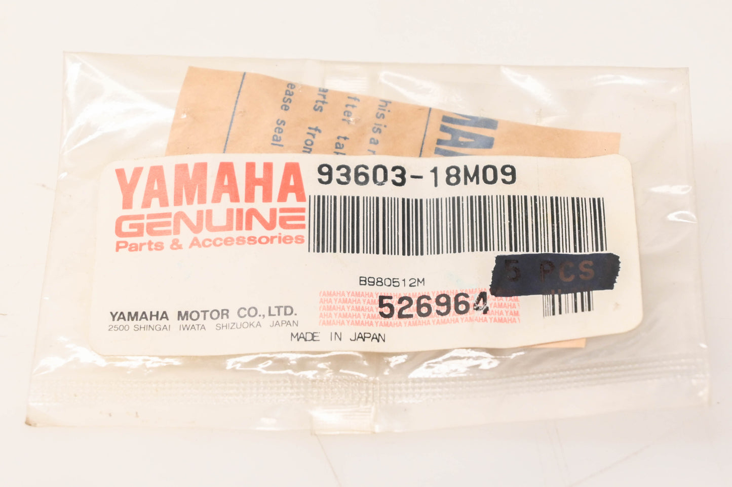 New OEM Yamaha 93603-18M09-00 Dowel Pin NOS