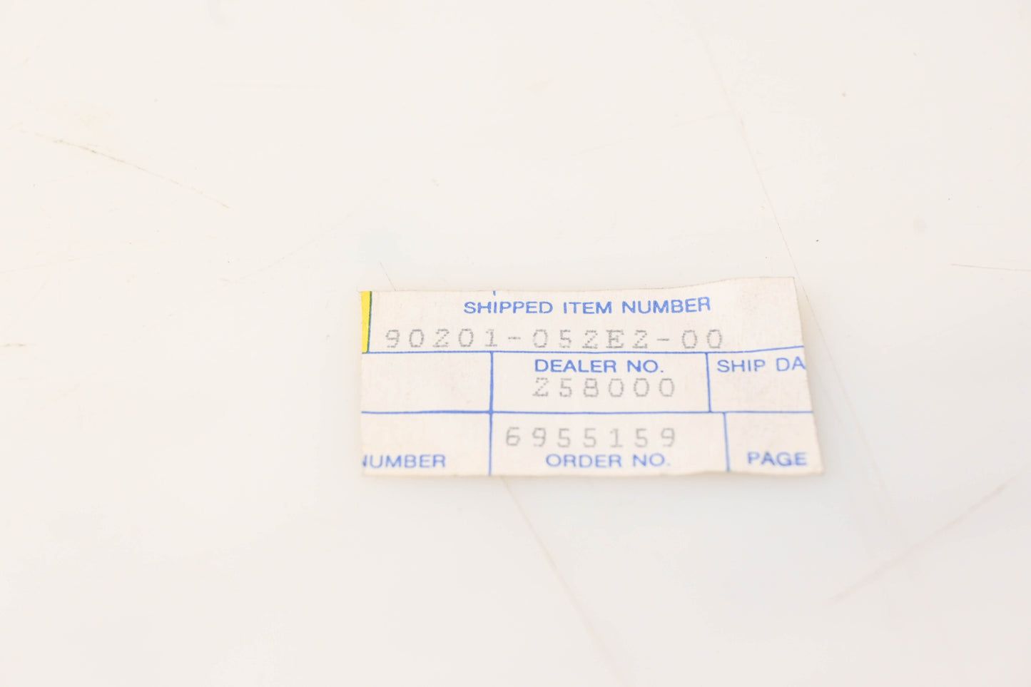 New OEM Yamaha 90201-052E2-00 Washer NOS