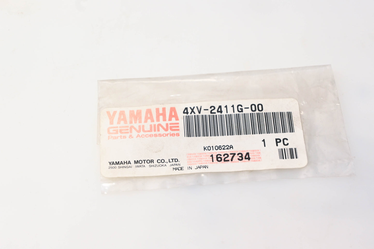 New OEM Yamaha 4XV-2411G-00-00 Hook & Loop Side Cover Fastener NOS