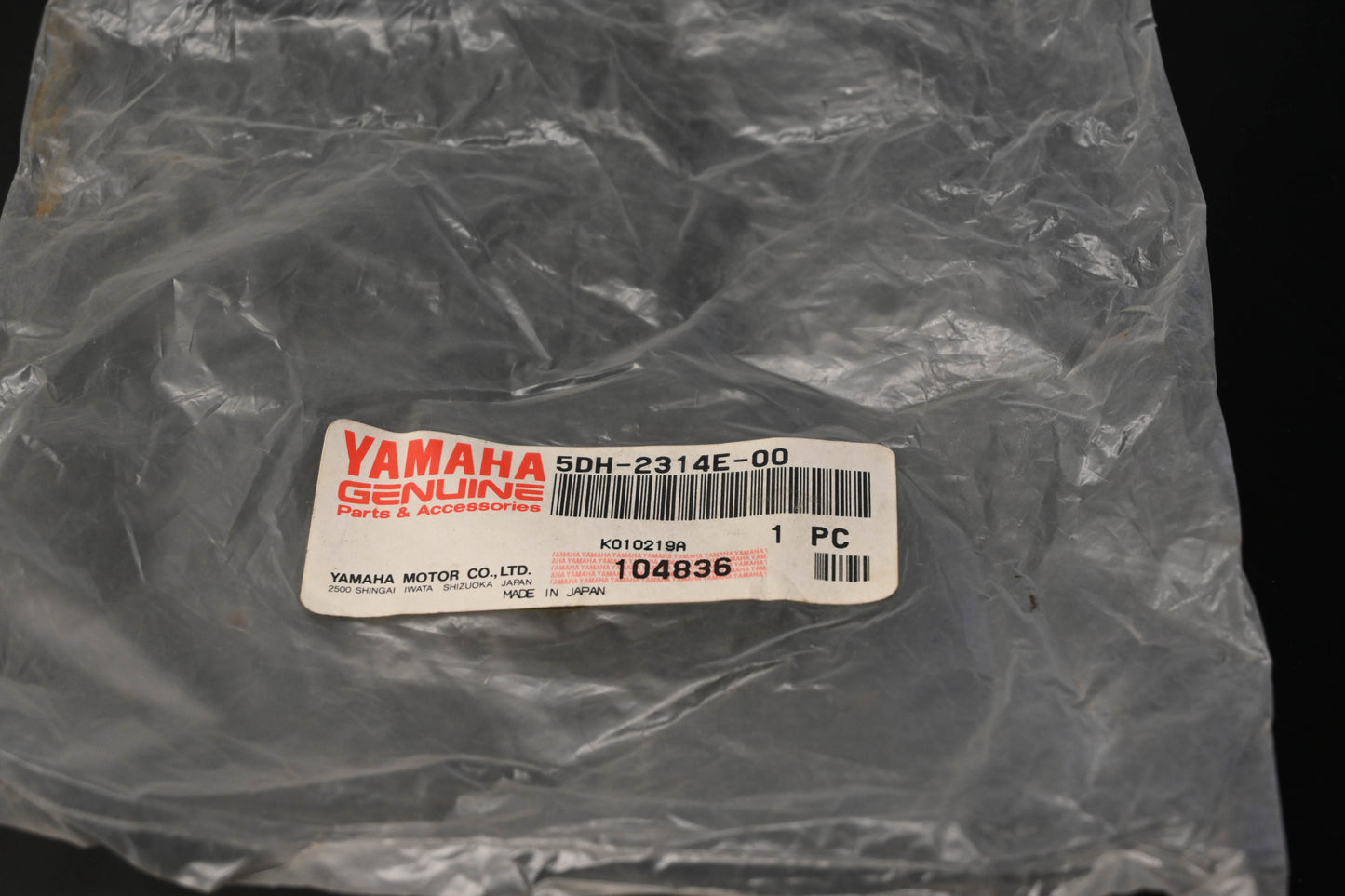 New OEM Yamaha 5DH-2314E-00-00 Hose Cover NOS