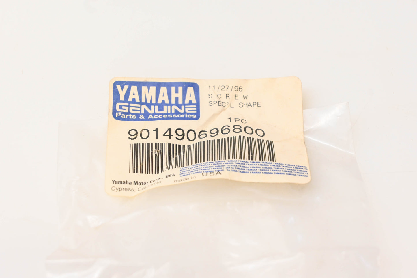 New OEM Yamaha 90149-06968-00 Special Shape Screw NOS