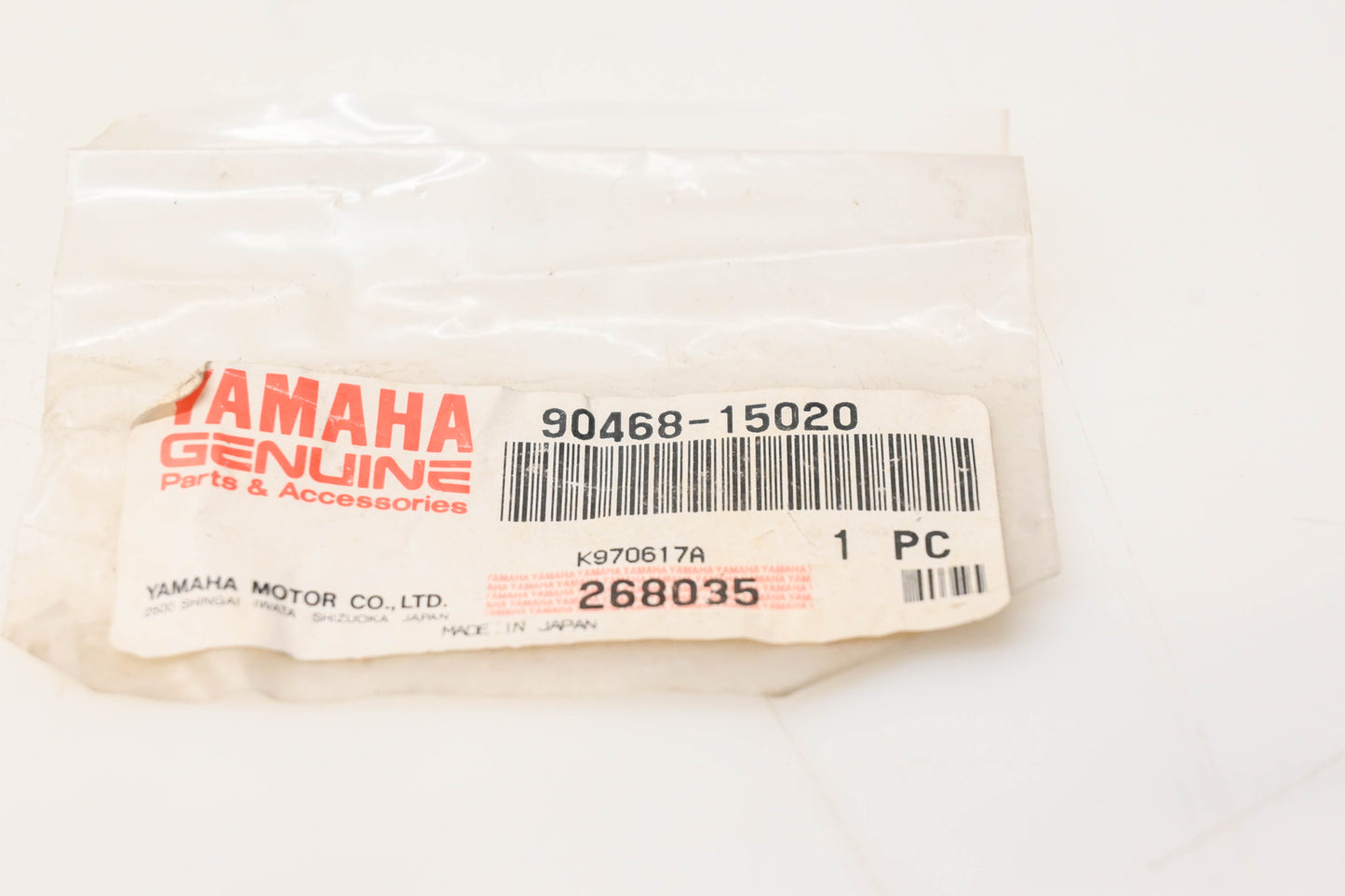 New OEM Yamaha 90468-15020-00 Clip NOS