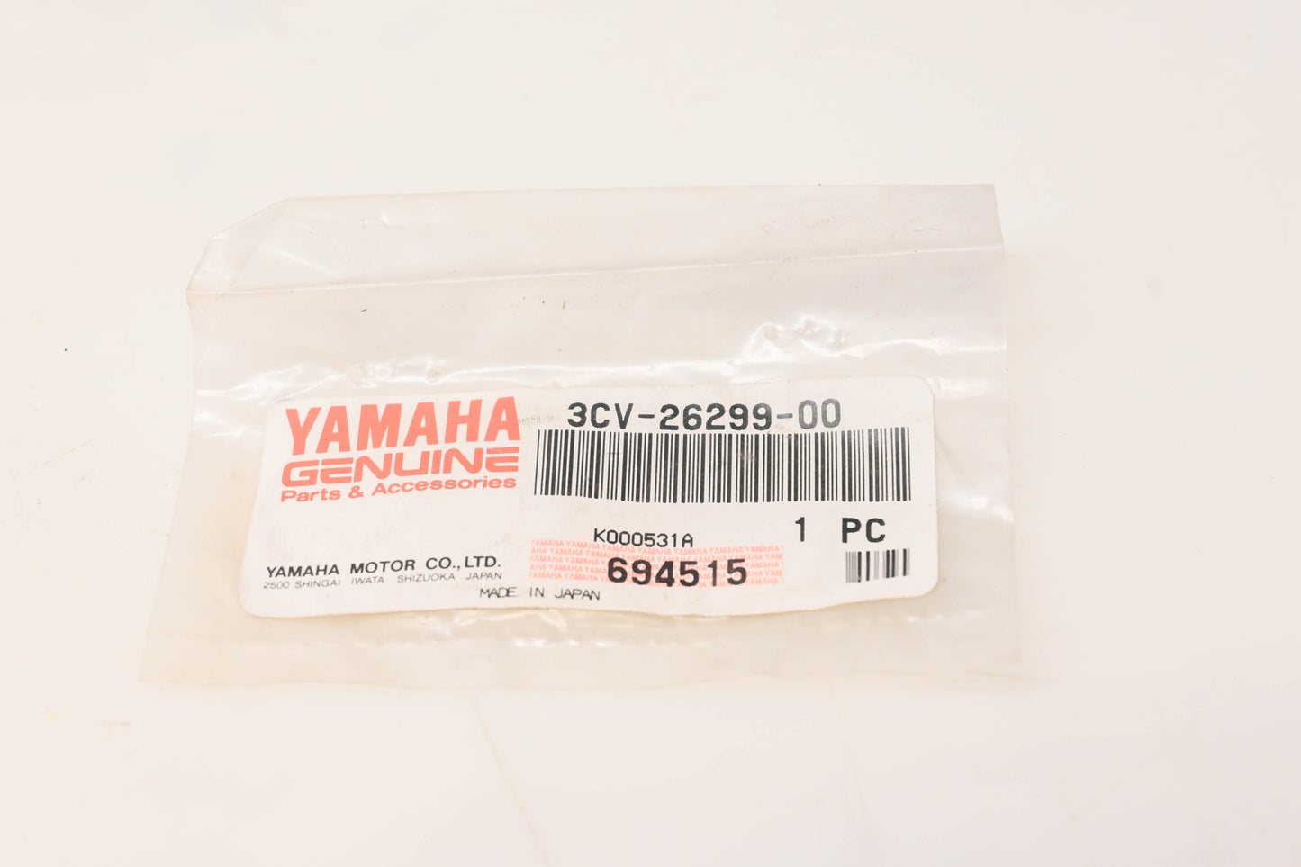 New OEM Yamaha 3CV-26299-00-00 Mirror Fitting Plate NOS