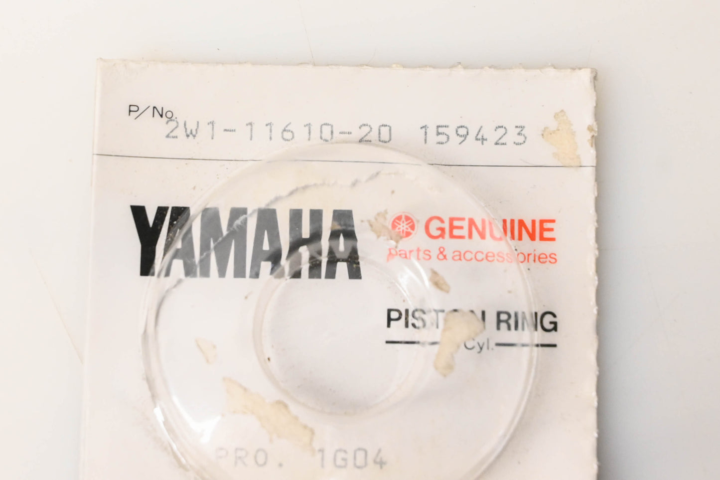 New OEM Yamaha 2W1-11610-20-00 Piston Ring Set NOS