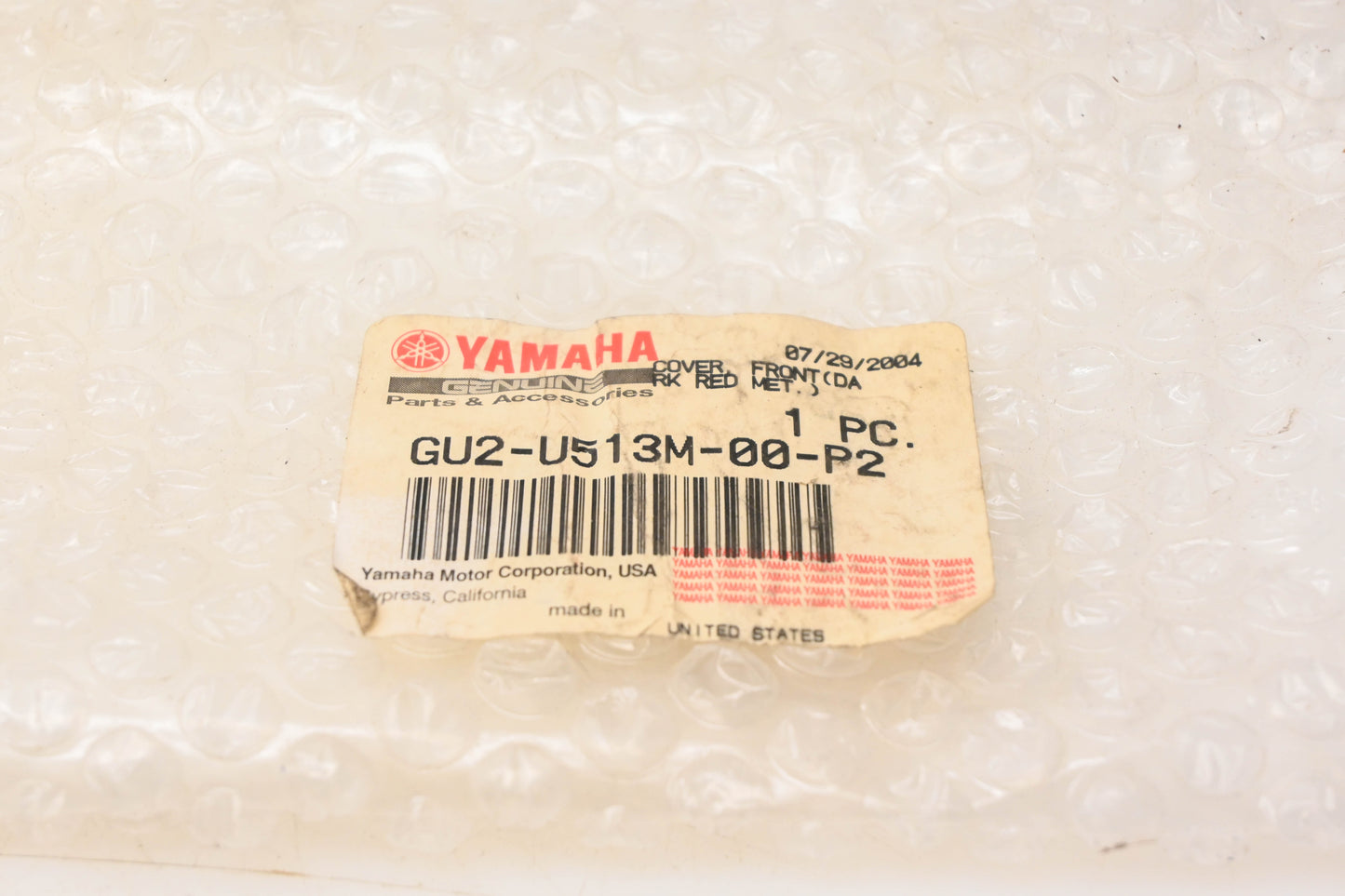 New OEM Yamaha GU2-U513M-00-P2 Front Cover NOS