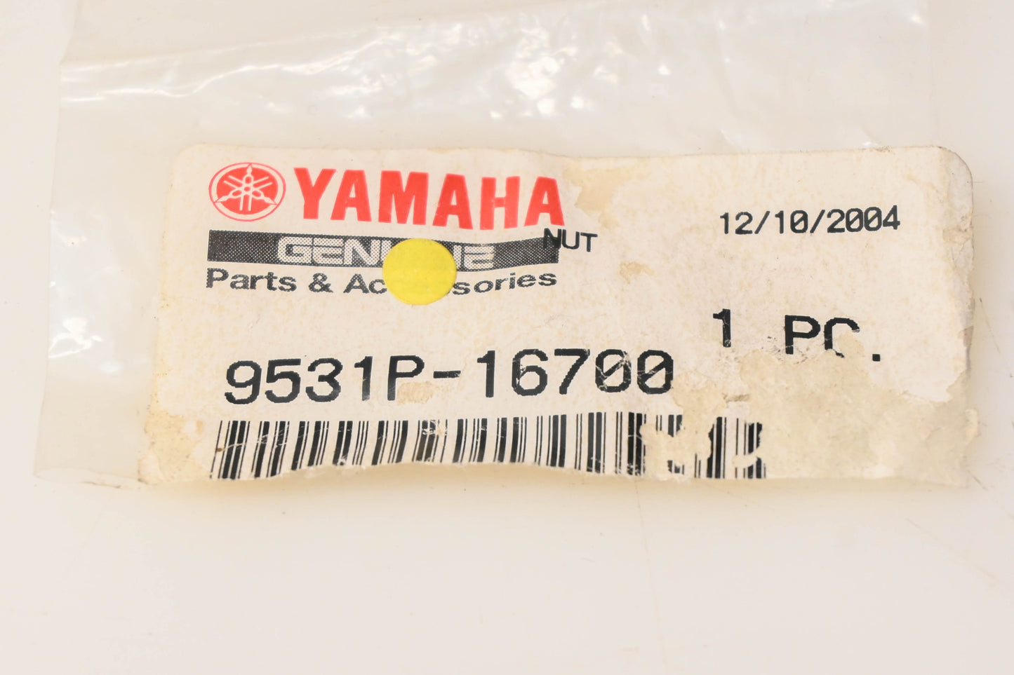 New OEM Yamaha 9531P-16700-00 Nut NOS