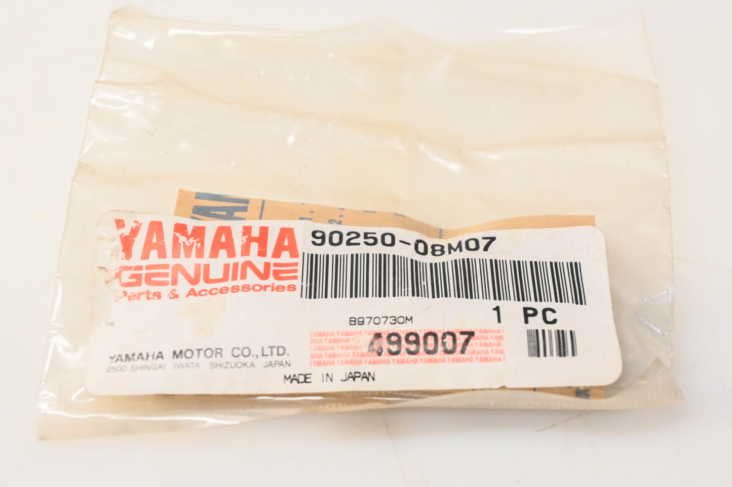 New OEM Yamaha 90250-08M07-00 Pin NOS