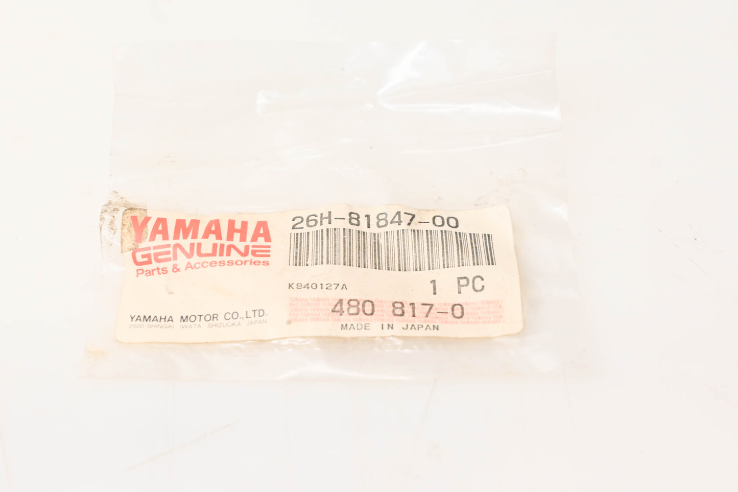 New OEM Yamaha 26H-81847-00-00 O-Ring NOS