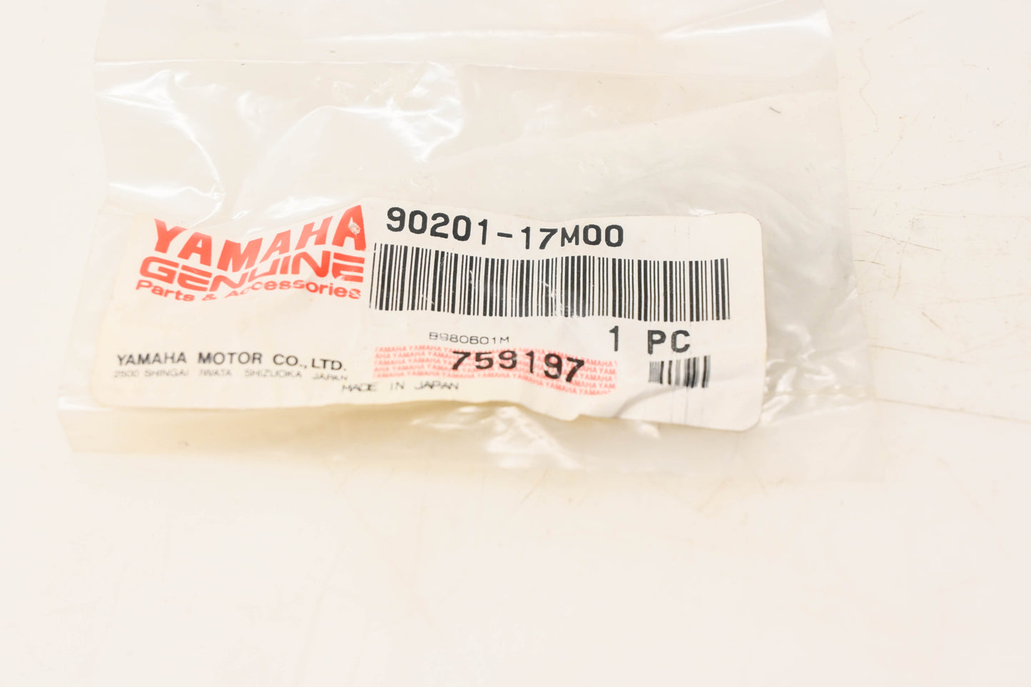 New OEM Yamaha 90201-17M00-00 Plate Washer NOS