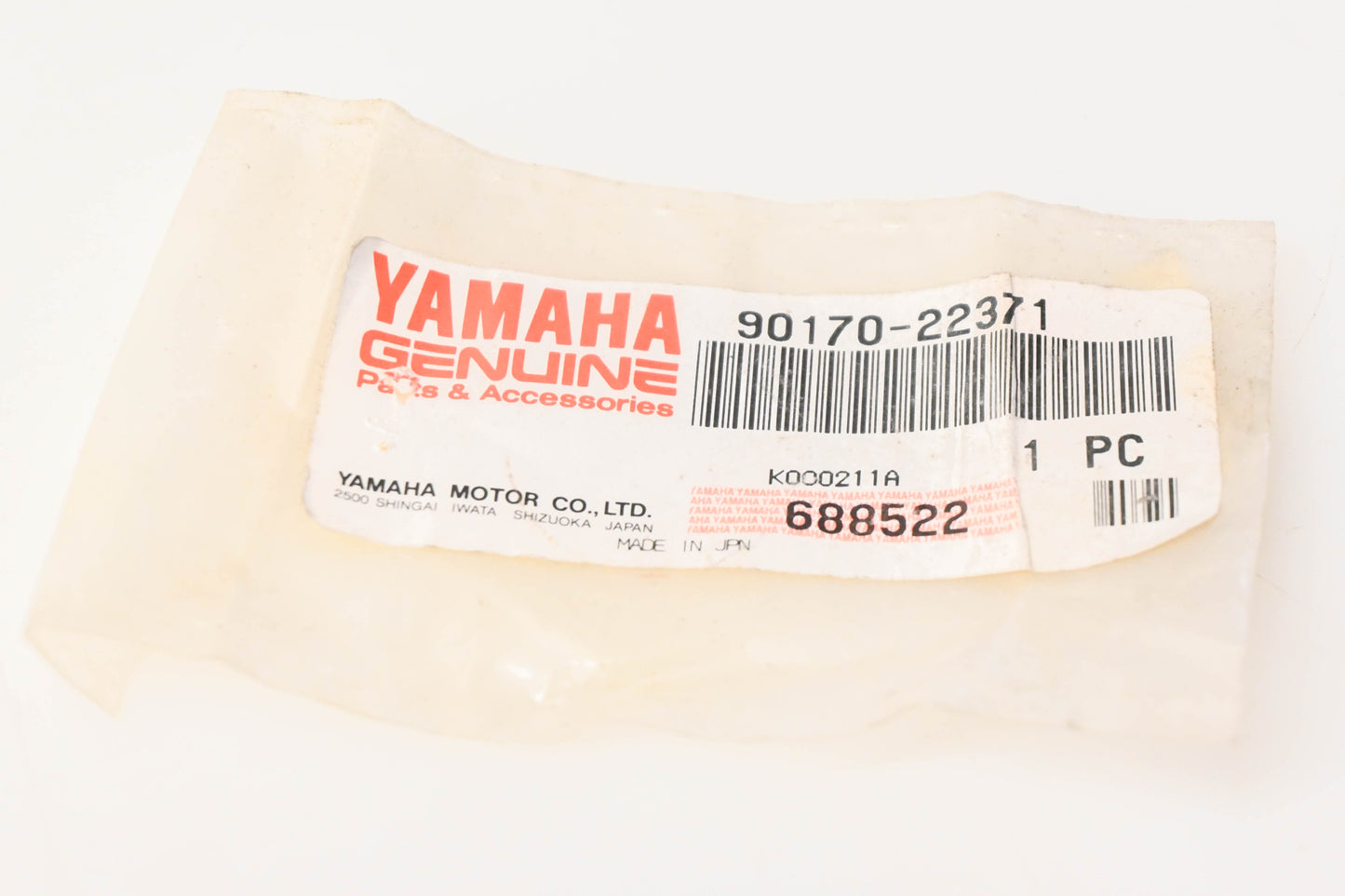 New OEM Yamaha 90170-22371-00 Nut NOS