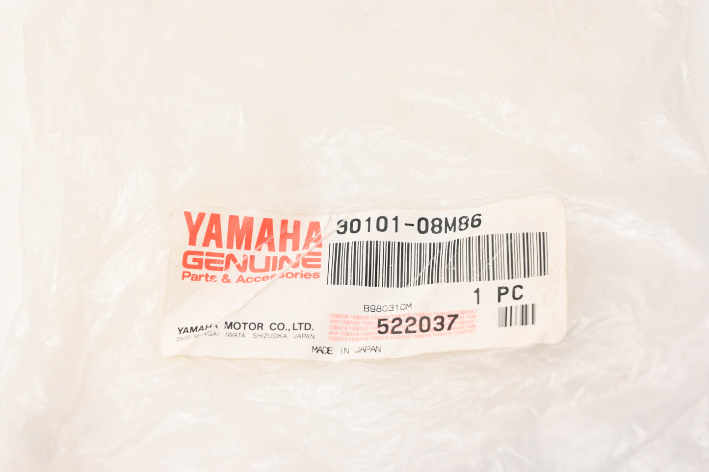 New OEM Yamaha 90101-08M86-00 Bolt NOS