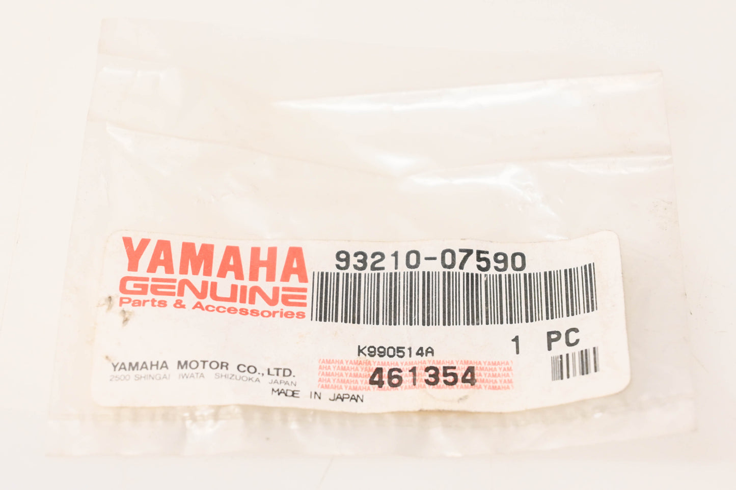 New OEM Yamaha 93210-07590-00 O-Ring NOS