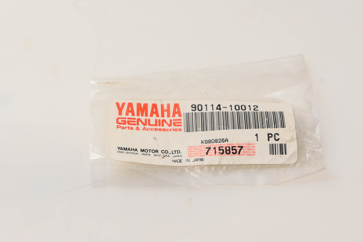 New OEM Yamaha 90114-10012-00 Front Hub Stud Bolt NOS