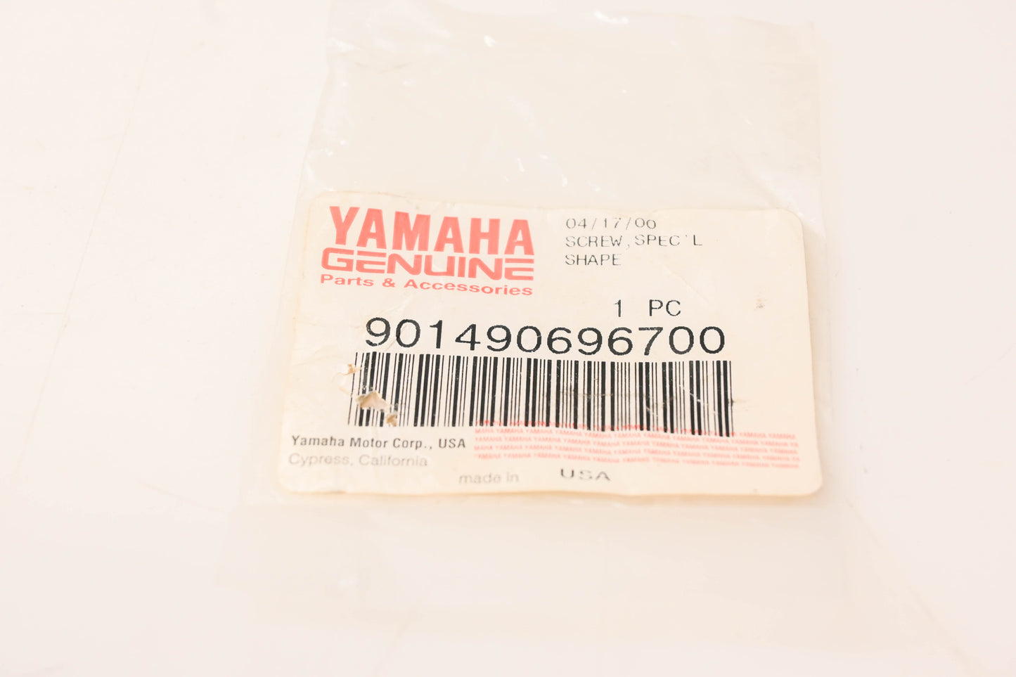 New OEM Yamaha 90149-06967-00 Screw With Washer NOS