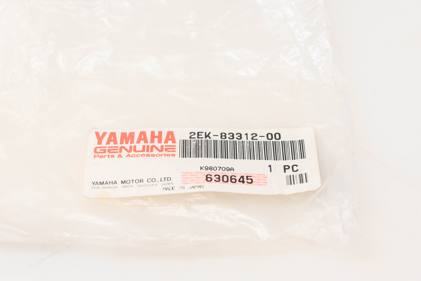New OEM Yamaha 2EK-83312-00-00 Flasher Lens NOS