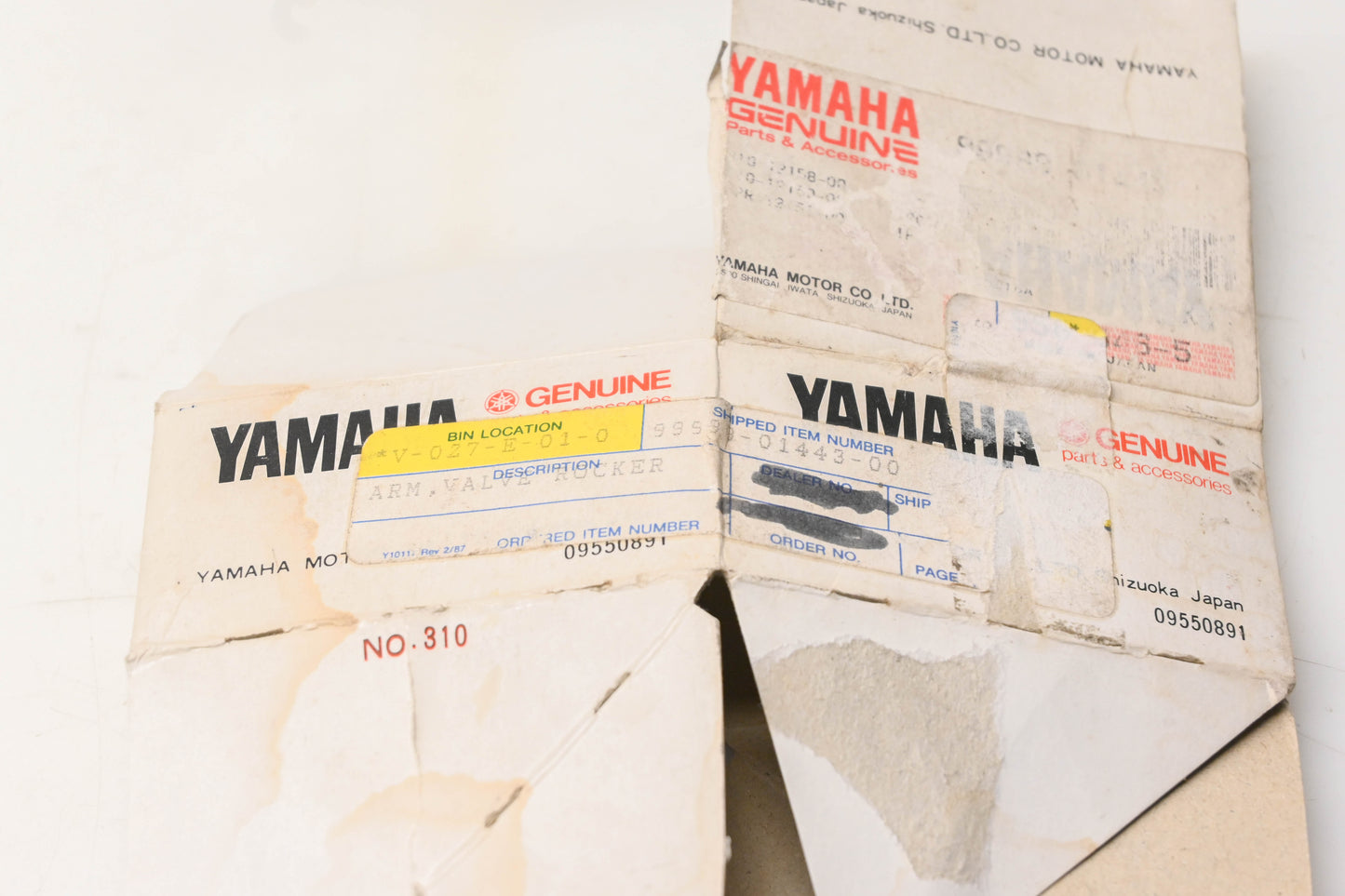 New OEM Yamaha 99999-01443-00 Valve Rocker Arm Kit NOS