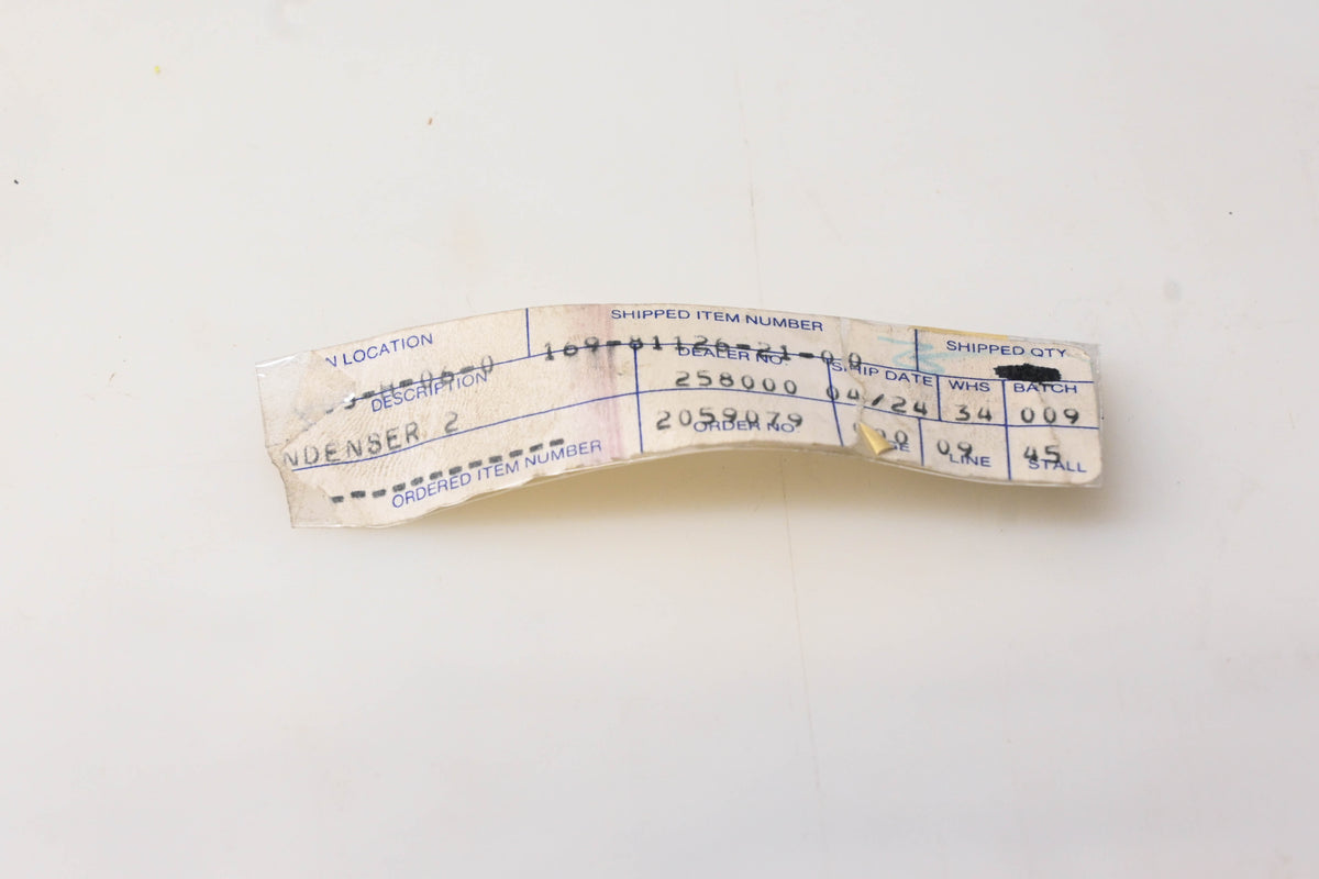 New OEM Yamaha 169-81126-21-00 Condenser NOS
