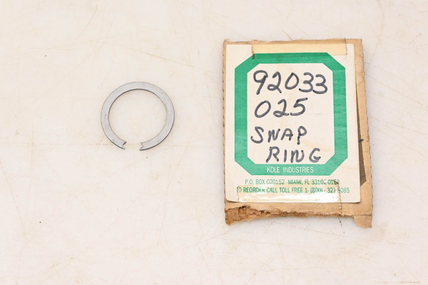 New OEM Kawasaki 92033-025 Circlip NOS