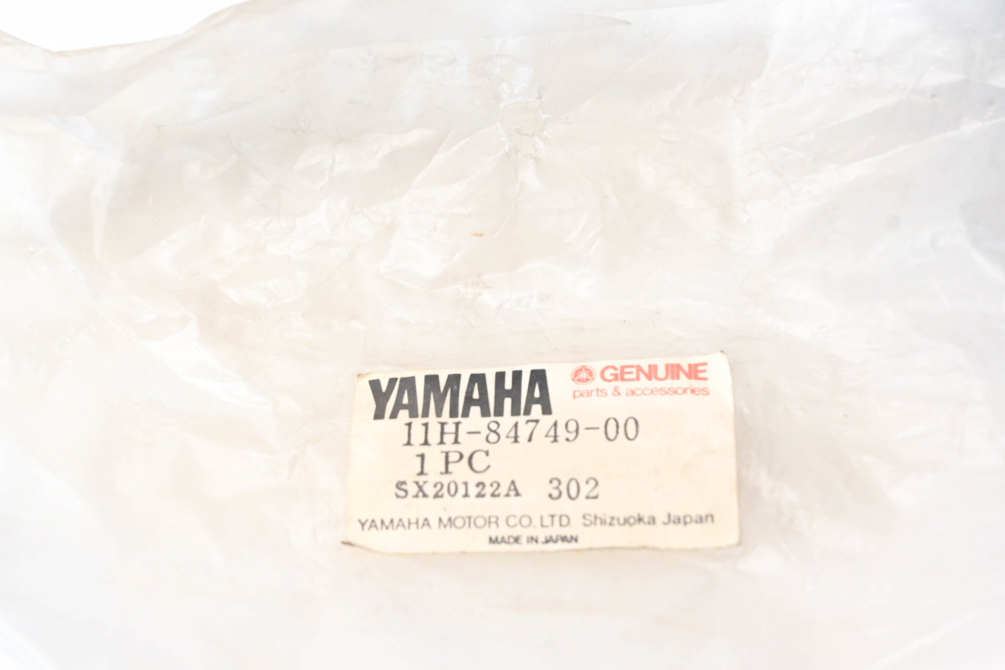 New OEM Yamaha 11H-84749-00-00 License Plate Light Lens NOS