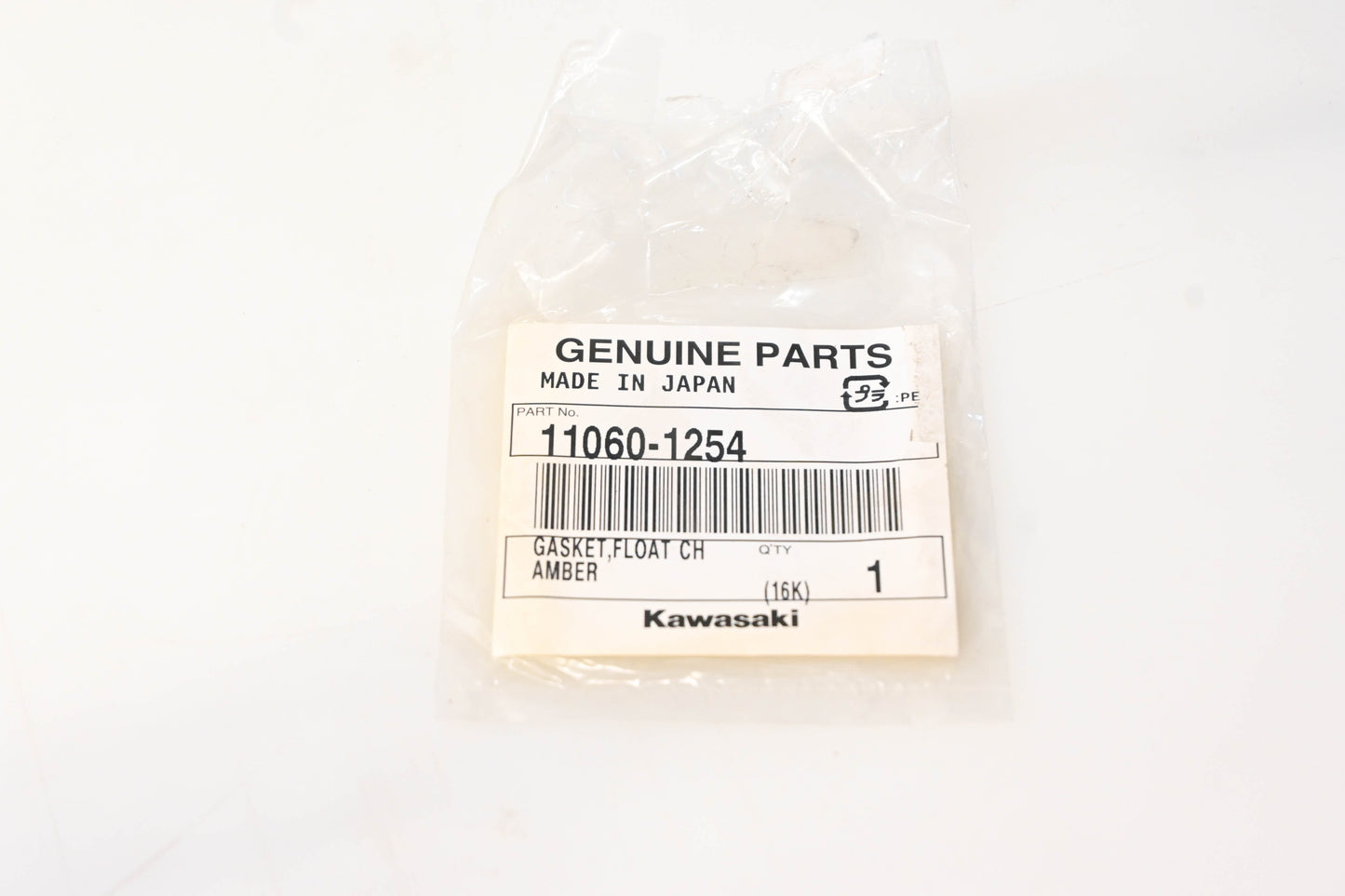New OEM Kawasaki 11060-1254 Float Chamber Gasket NOS