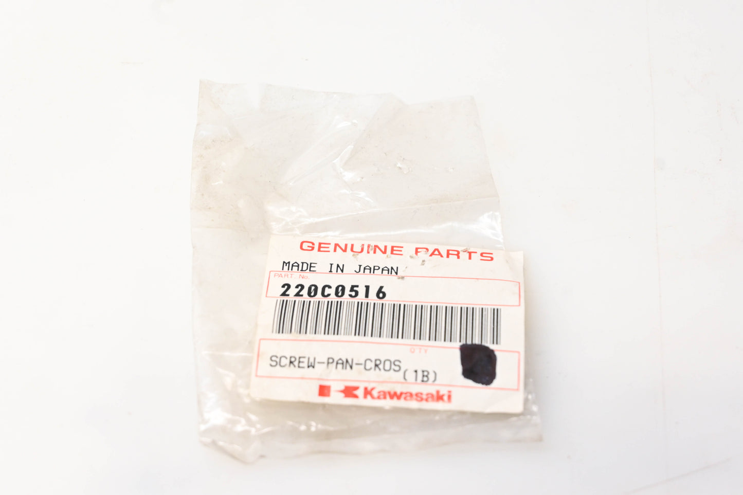 New OEM Kawasaki 220C0516 Cross Pan Screw NOS