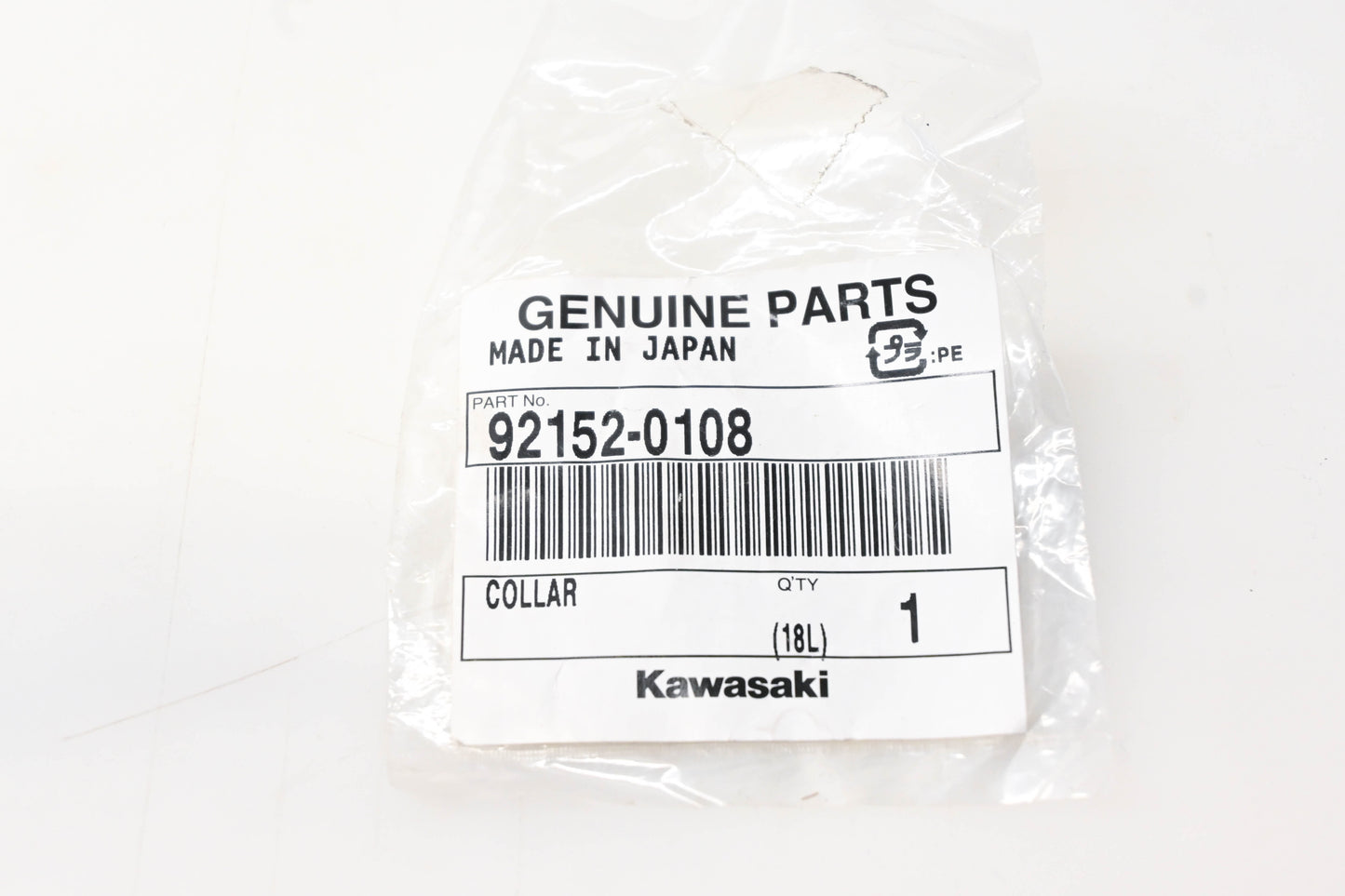 New OEM Kawasaki 92152-0108 Collar NOS