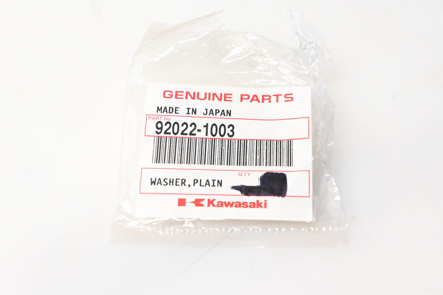 New OEM Kawasaki 92022-1003 Washer NOS