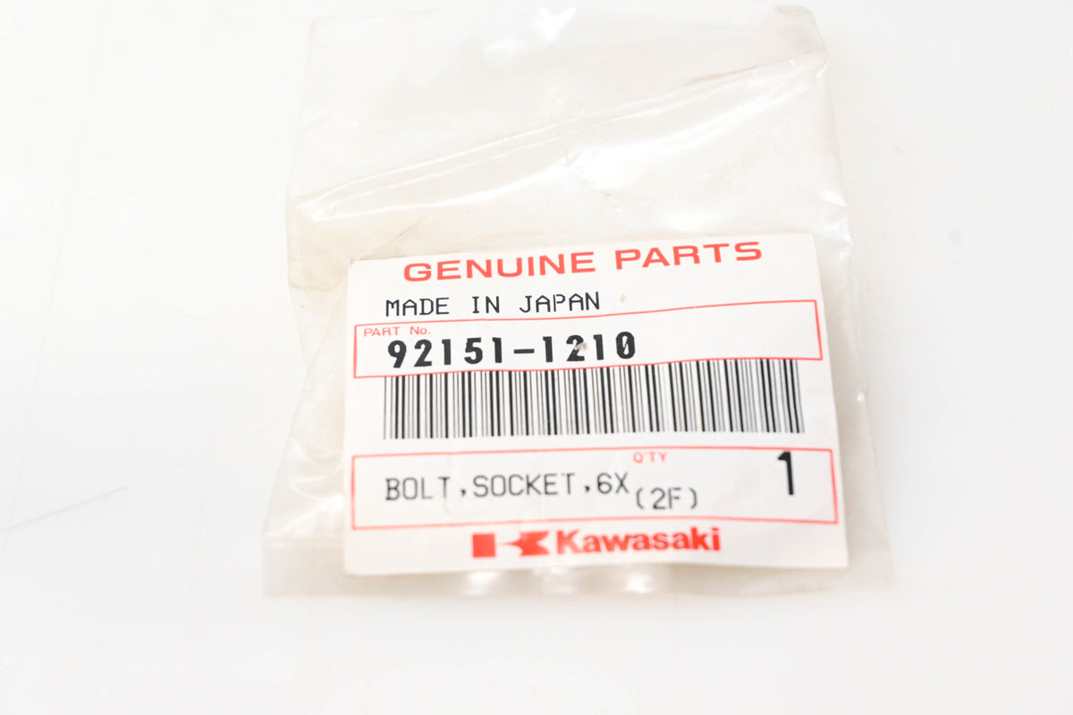 New OEM Kawasaki 92151-1210 Bolts Qty 2 NOS