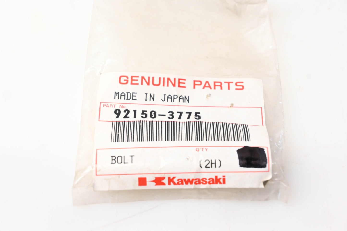 New OEM Kawasaki 92150-3775 Socket Head Bolt NOS