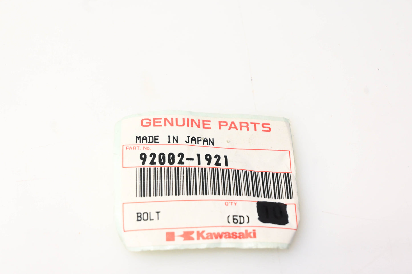 New OEM Kawasaki 92002-1921 Tapping Screw NOS