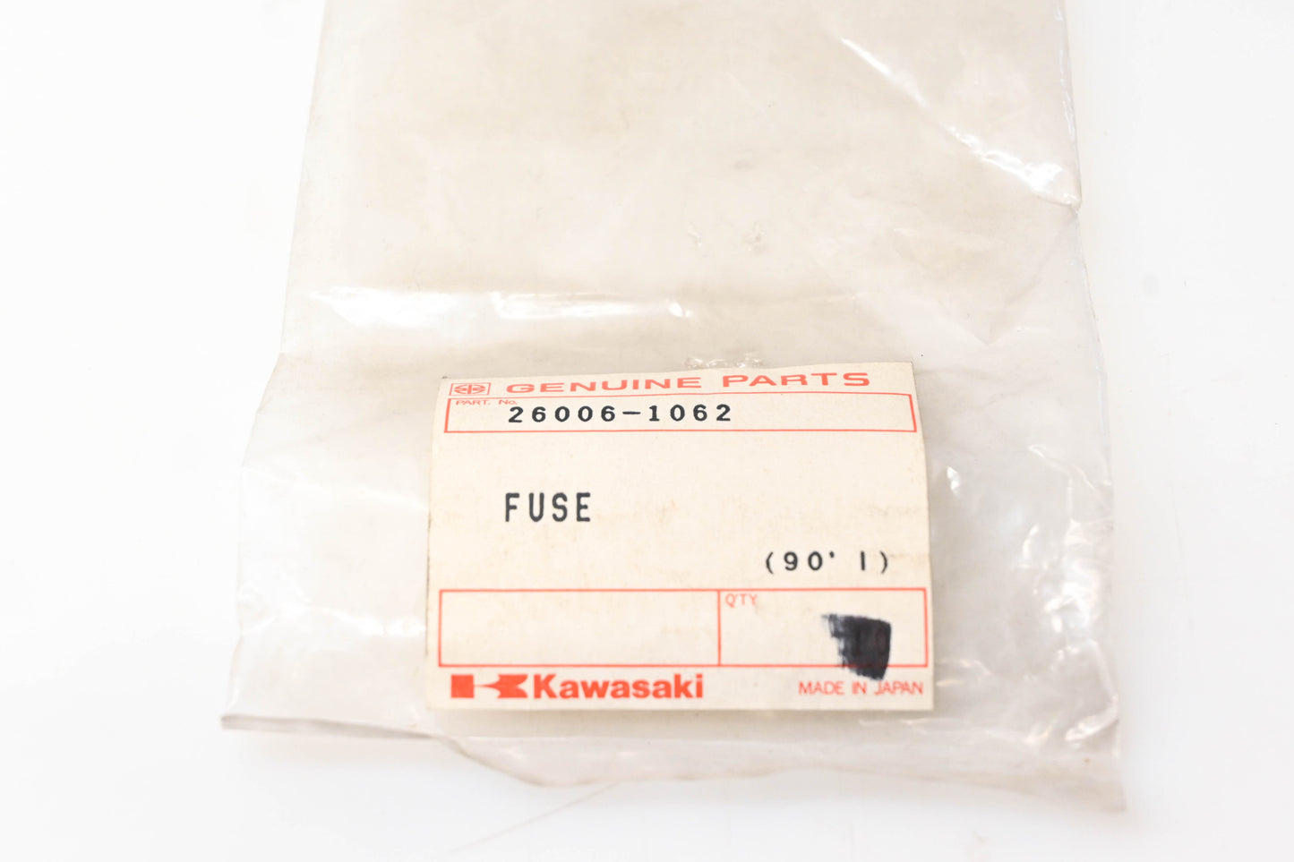 New OEM Kawasaki 26006-1062 Fuse 8A NOS