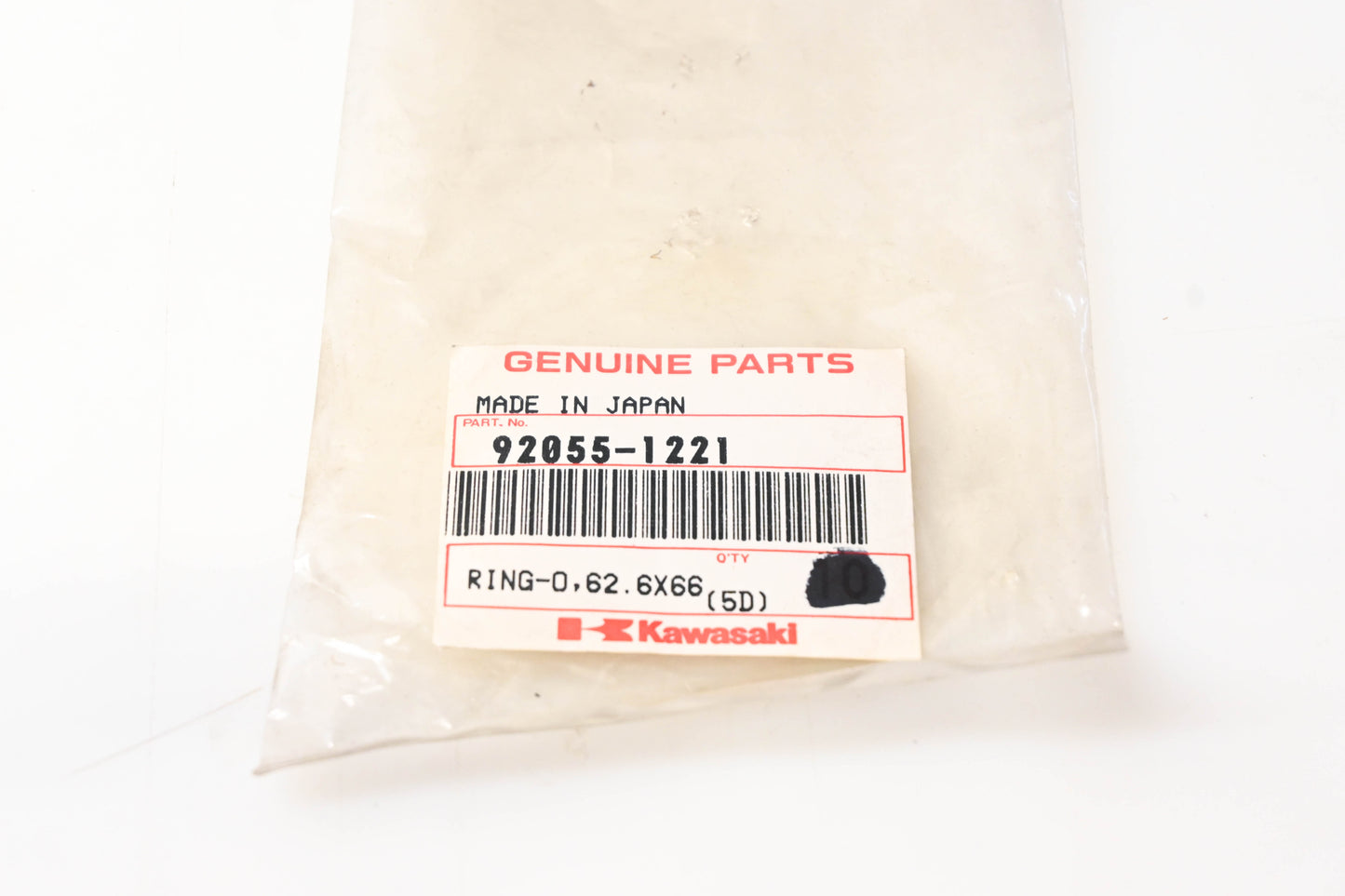 New OEM Kawasaki 92055-1221 O-Ring NOS